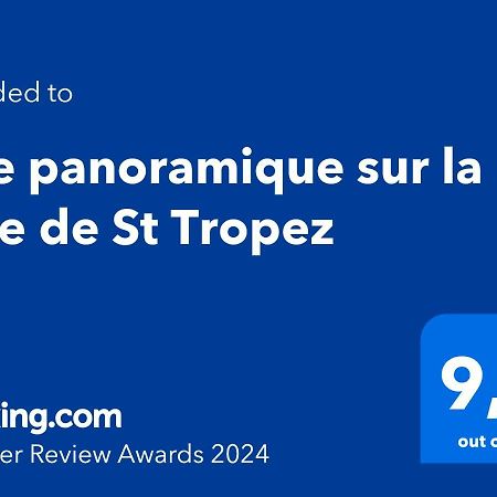 Vue Panoramique Sur La Baie De St Tropez Villa Les Issambres Eksteriør billede