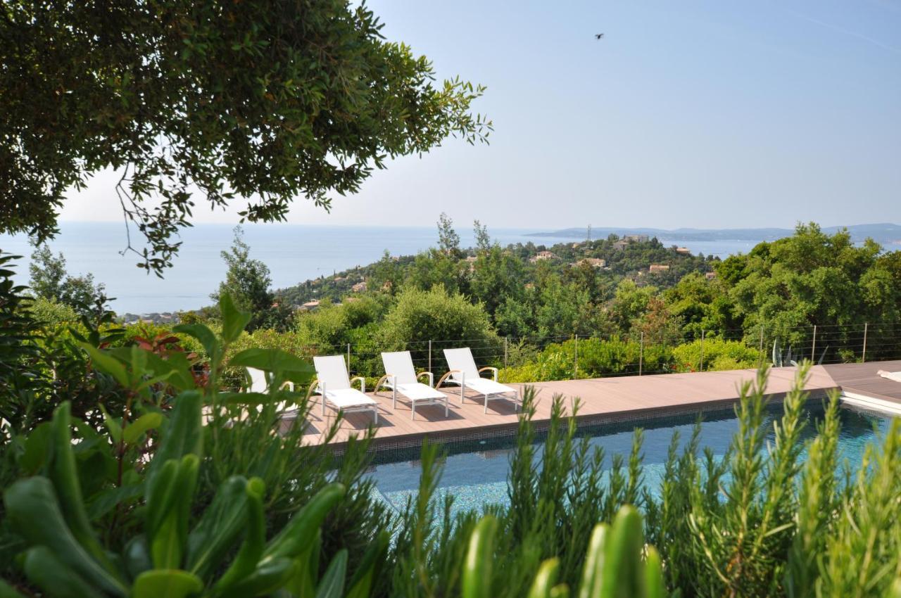 Vue Panoramique Sur La Baie De St Tropez Villa Les Issambres Eksteriør billede